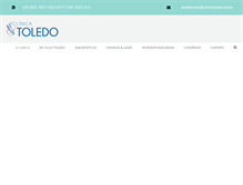 Tablet Screenshot of clinicatoledo.com.br